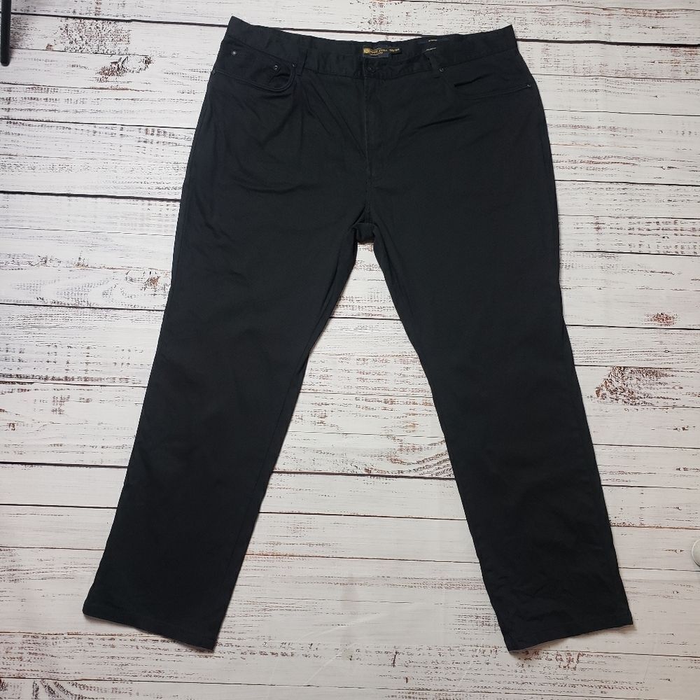 Big & Tall, Point Zero  Men’s Jeans, Black, Size 50 stretch Regular fit